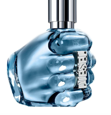 Zoom sur le design du flacon du parfum Diesel "Only the brave"