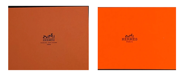 Deux boites Hermes orange.
