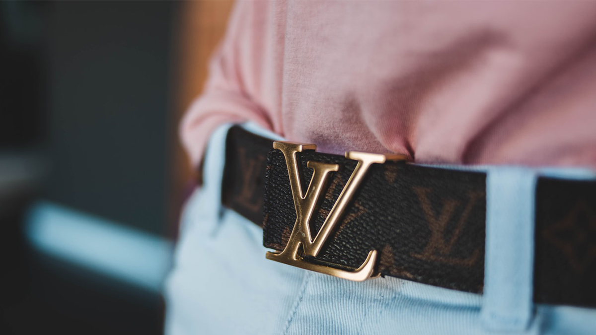 Cinturon Luis Vuitton original vs fake 