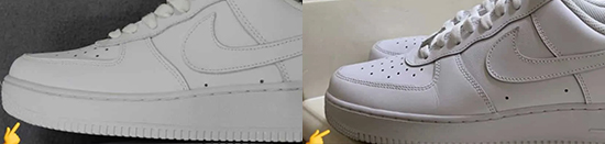 Astuces pour rep rer les fausses baskets Nike Air Force 1