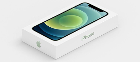 Emballage du telephone portable Iphone de Apple.