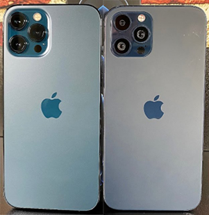 Authentique vs contrefacon iPhone 12 de Apple.